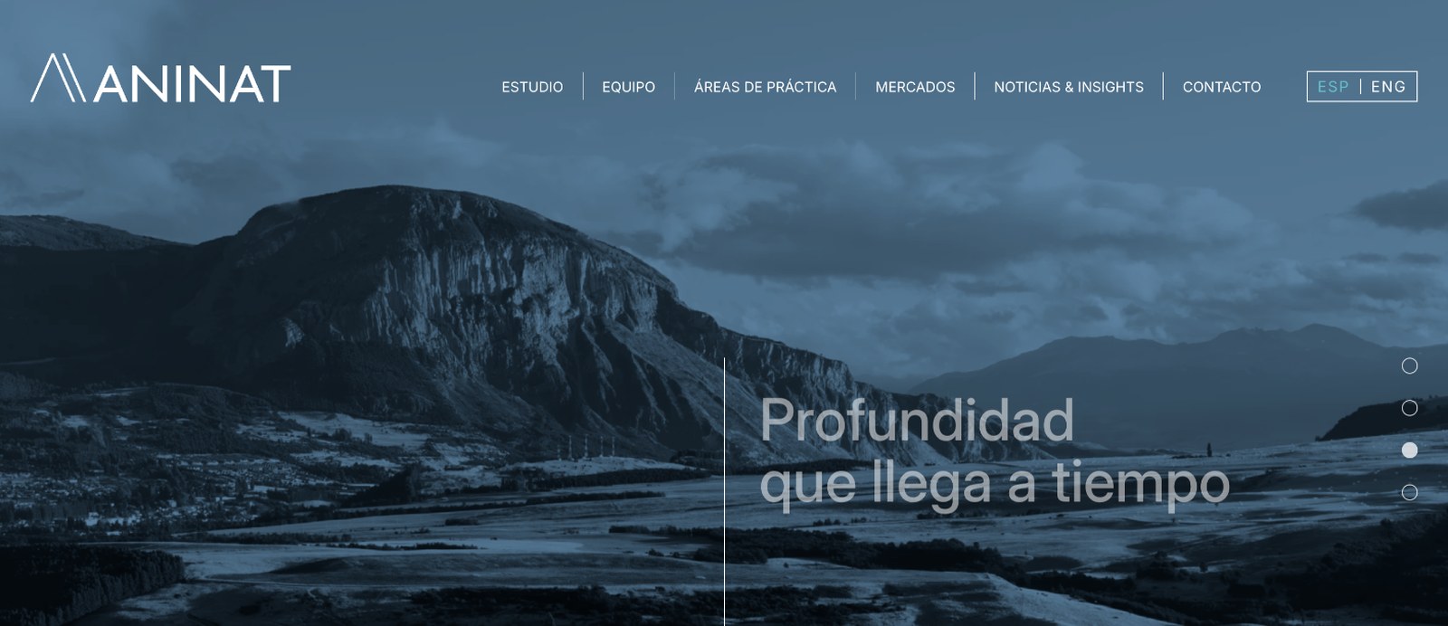 Inicio de la web de Aninat