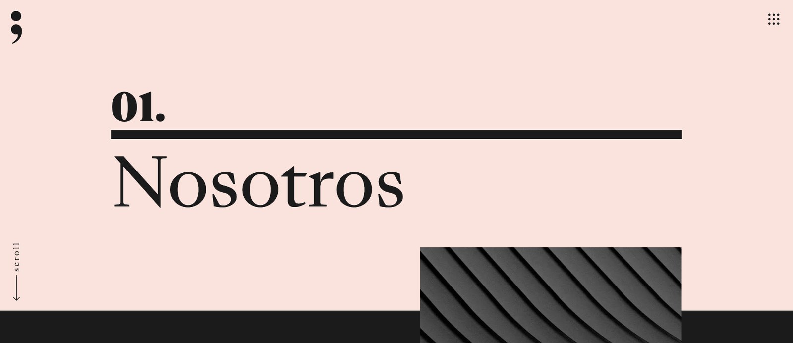 Sección 1 de la web de Ferrada Nehme
