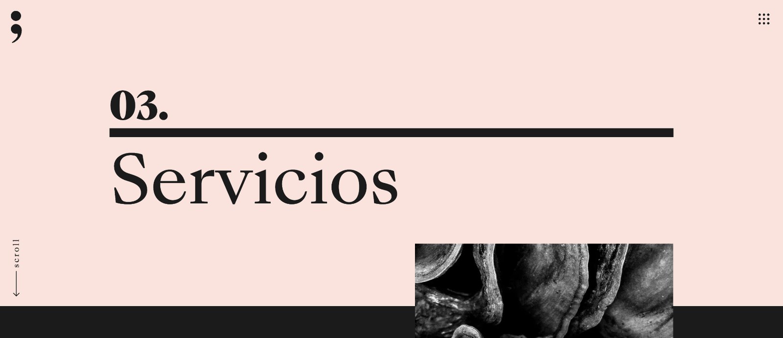 Sección 3 de la web de Ferrada Nehme