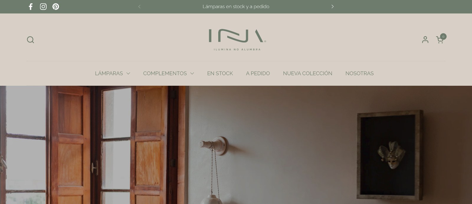 Inicio de la web de INA Chile