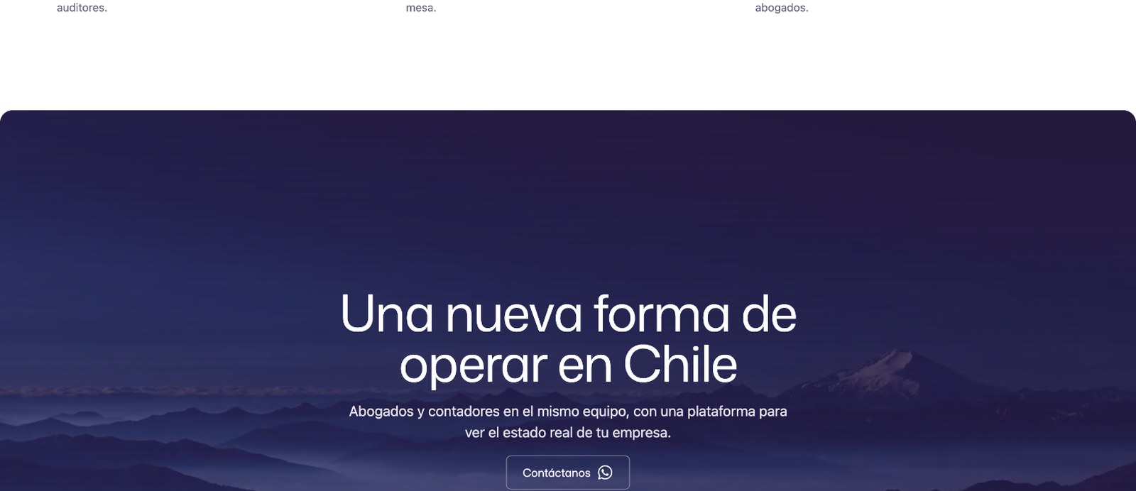 Sección 3 de la web de NSS Legal & Tax